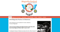 Desktop Screenshot of magnoliafestival.com